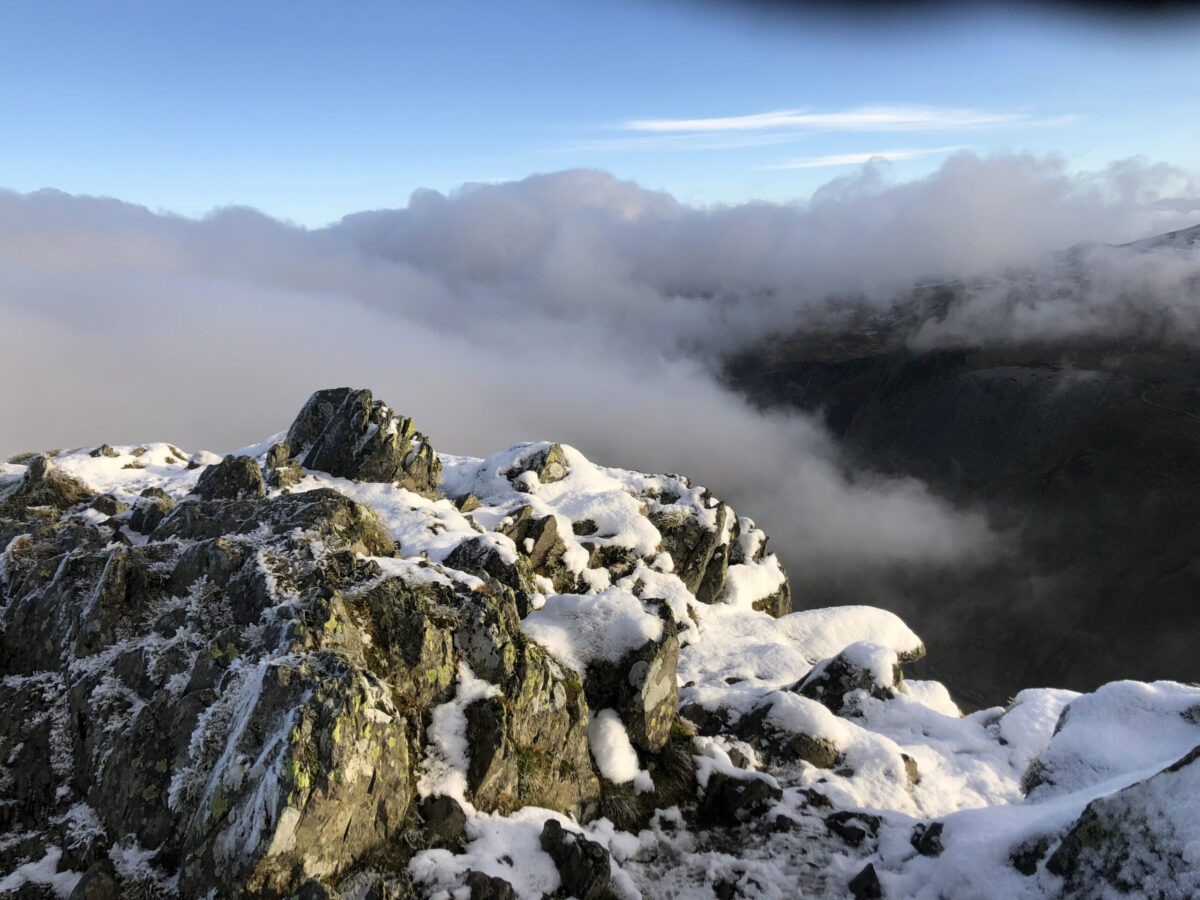 Snowy Cnicht Snowdonia